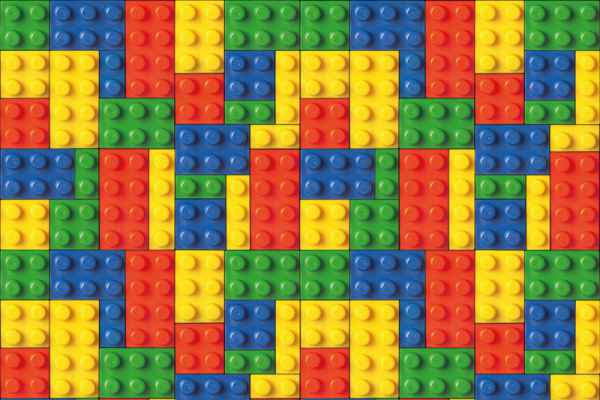 Carta da parati Costruzioni Lego